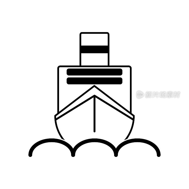 ship icon design vector template